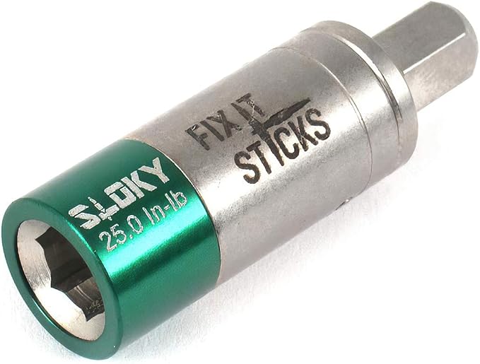 Fix It Sticks Field Hunting Outdoors Gun Maintenance Small Torque Limiter | Adjustable Fits 1/4in Tip T-Way Spanner, 25 In-Lb