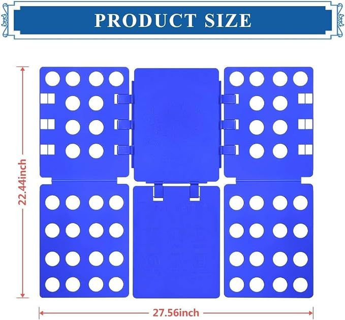 V1 Shirt Folding Board t Shirts Clothes Folder Durable Plastic Laundry folders Folding Boards for Adults and Kids Fast and Fun