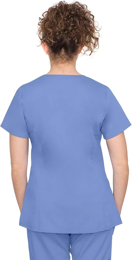Healing Hands Purple Label Scrub Top for Women with 3 Pockets | Princess Paneling, Secure Zip Pocket, Flattering Modern Fit, Organized Storage, Professional Workwear, Easy Care Fabric