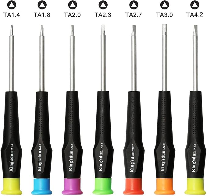 8 Piece Triangle Head Screwdriver Set For Electronic Toys, Magnetic Triangle Screws Driver Tool Kit For Thomas McDonald's Toy Series Repair Battery Disassemble - Toys Triangle Driver Set