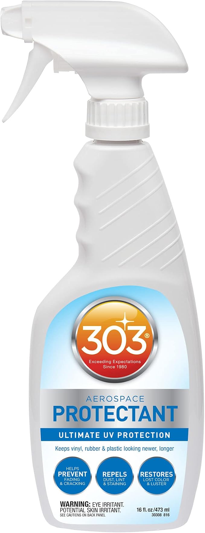 308 Aerospace Protectant for Vinyl, Plastic & Rubber, 16 oz
