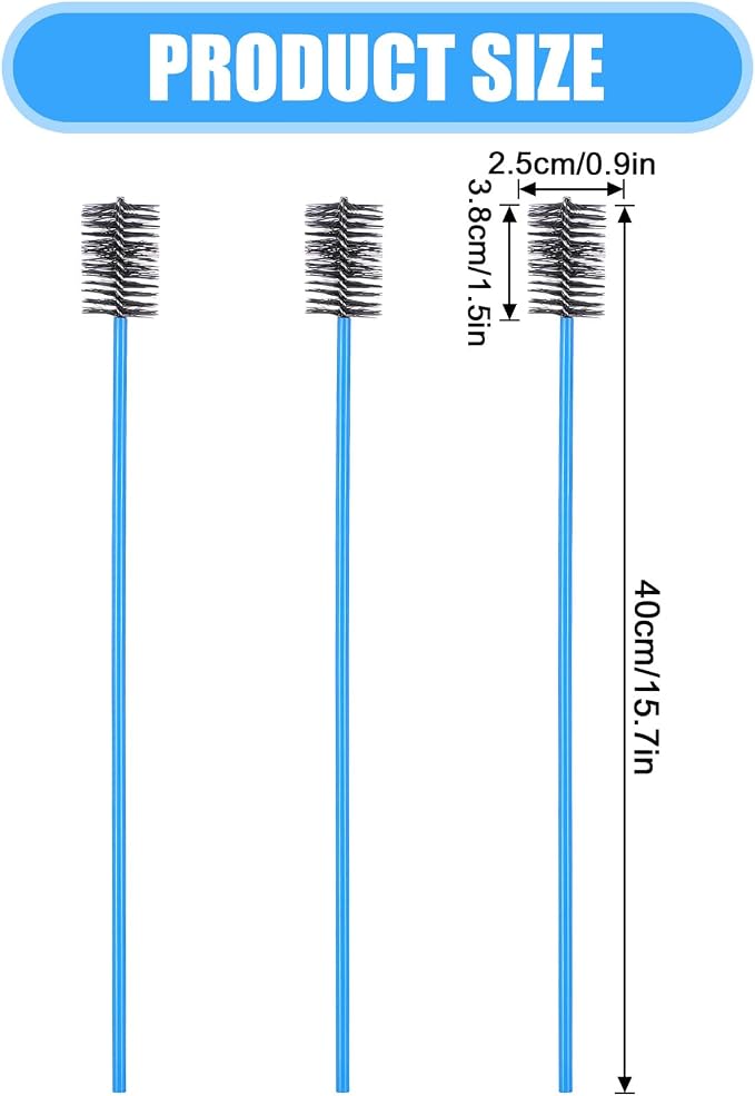 3 Pcs AC Drain Line Cleaner, Pipe Cleaners Condensate Pump Brush HVAC Condensate Drain Trap Clog Remover Filter Trap Flexible Long Pipe Unclog for Kitchen Sink Toilet Sewer Drains