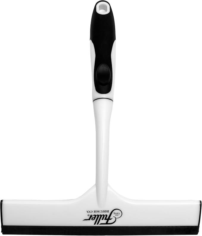 Fuller Brush Easy Grip Handheld Squeegee (Pack of 2) | For Shower Walls, Doors, Tub Surfaces, Windows, Mirrors & Vehicle Windshields, ThermoPlastic Rubber Blade