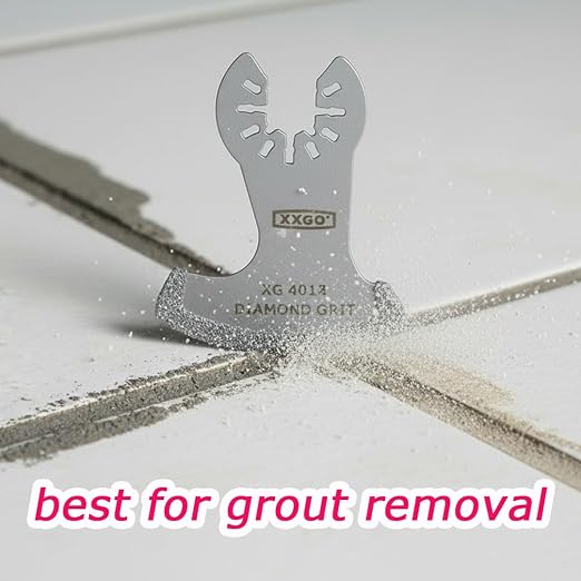 XXGO 20 Pcs Oscillating Tool Diamond Blade for Grout Removal XG8020S | Best for 1/8" Grout Removal