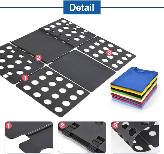BoxLegend Shirt Folding Board Durable T Shirt Folder Clothes Folding Board | Fast for Kid and Adult to Fold Clothes