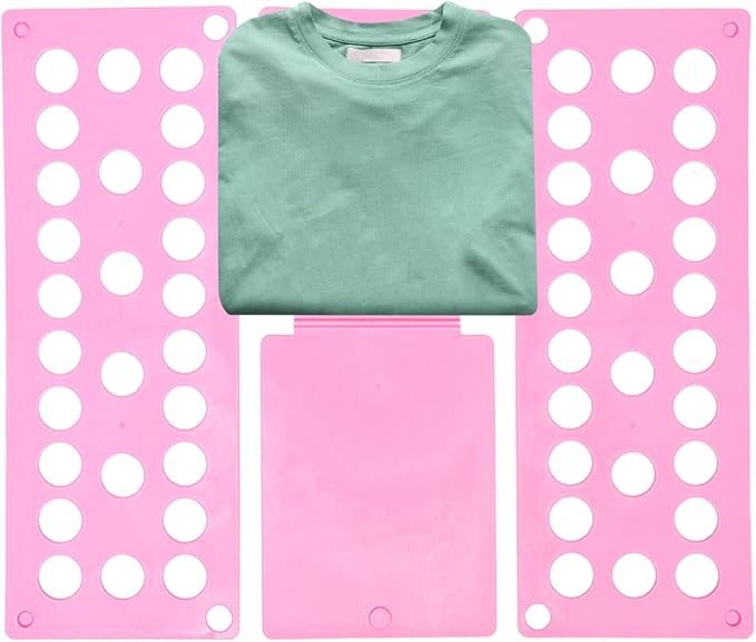 T-Shirt Folder Board, Shirt Folding Plate, Laundry Folders Folding Boards, Fast Foldable Laundry Organizer, Liner Sorter Fold Helper for kids clothes
