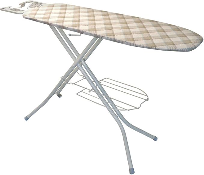 Polder 38 in. H Steel Ironing Board with Iron Rest Pad Included