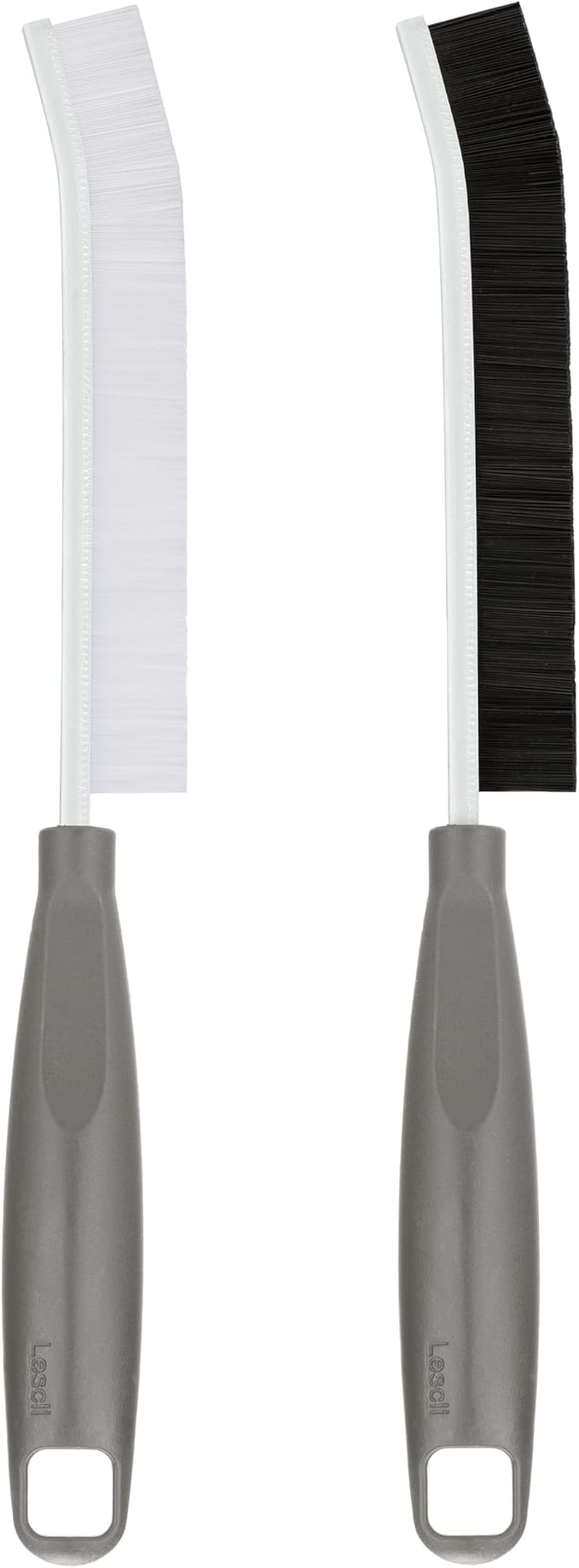 2026 NEW Ergonomic Anti-Slip Handle Grout Brush, 2Pcs Crevice Cleaning Brush, Hard Bristle Multi-Purpose Cleaning Tools, Small Cleaning Brush for Household Use Kitchen Bathroom, Left Hand