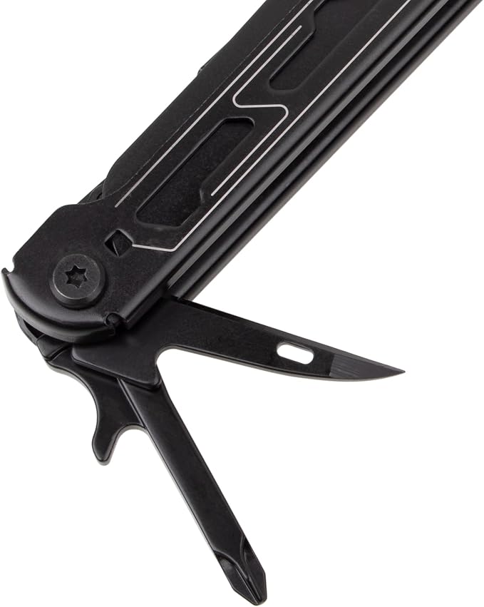 Professional Multi-Tool Set With Large Folding Scissors, Heavy-Duty Pliers, Folding Knife, And Nylon Carry Case. Perfect For Camping, Outdoor Repairs, And Everyday Tasks