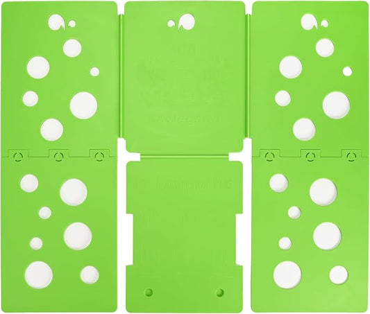 BoxLegend V5 Shirt Folding Board Tshirt Clothes Folder Green | Laundry Folder,For Adults and Kids,Durable,For Closet Organizer,Laundry Sorter and Liner