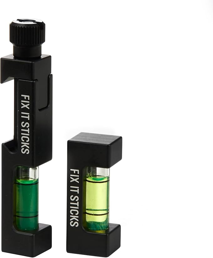 Fix It Sticks Set of Bubble Levels Scope Leveling Tool + Fix It Sticks Scope Jack