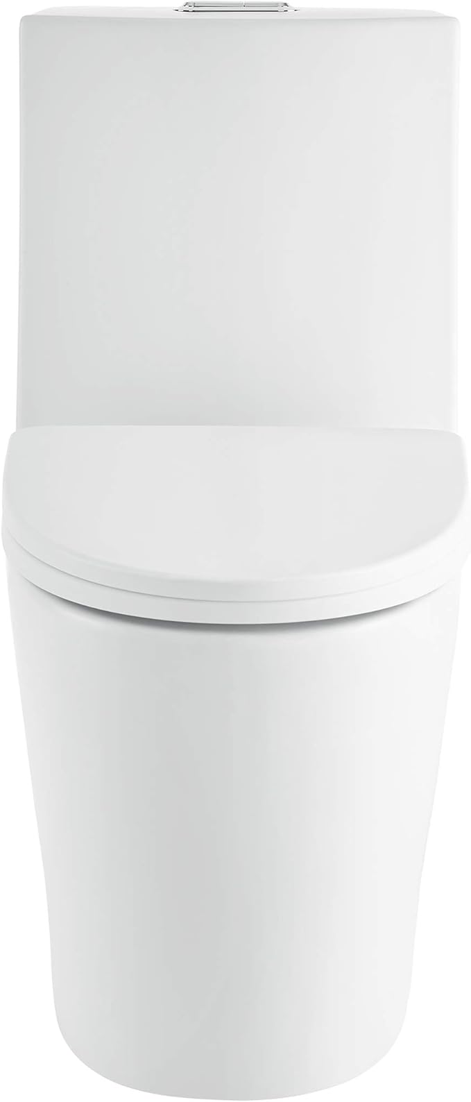 St. Tropez One-Piece 10" Rough-in 1.1/1.6 GPF Dual Top Vortex Flush Elongated Toilet in Matte White