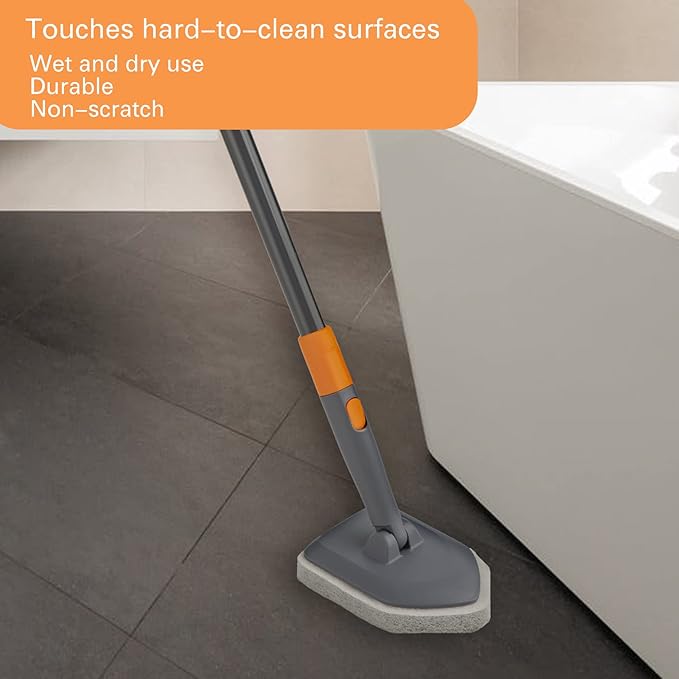 CLEANHOME Scouring Pads, 3 Pieces | Suitable for Tub Tile, Scrubber Brushes, ASIN:B09GF2LSZ8