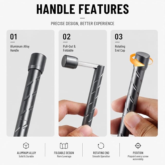 55-in-1 Magnetic Precision Screwdriver Set, Tool Cube Kit, Electronics Repair Kit with Screwdriver Bits, Wrenches, Pry Tools for Phone, Laptop, Appliances, Game Consoles, Glasses & DIY