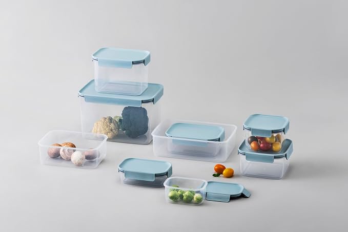 LocknLock Classic-Plus Plastic Food Storage Container | Airtight Plastic Food Storage Containers with Lids | BPA Free Stackable Food Storage for Meal Prep, Leakproof, Freezer & Dishwasher Safe, 1.65L