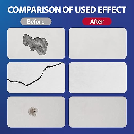 Drywall Repair Kit, 2-Pack Wall Mending Agent, Wall Spackle with Tools | Includes Scraper and Sandpaper. For Wall Surface Hole Fill, Quick And Easy Solution.