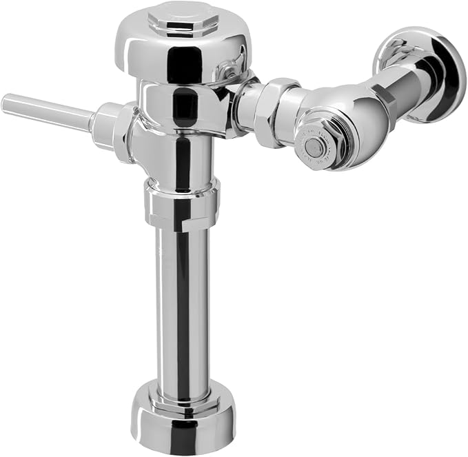 Sloan Regal 111 Exposed Manual Water Closet Flushometer, 1.28 GPF Manual Flush Valve - Single Flush, Fixture Connection Top Spud, Diaphragm Valve, Polished Chrome Finish, 3080050