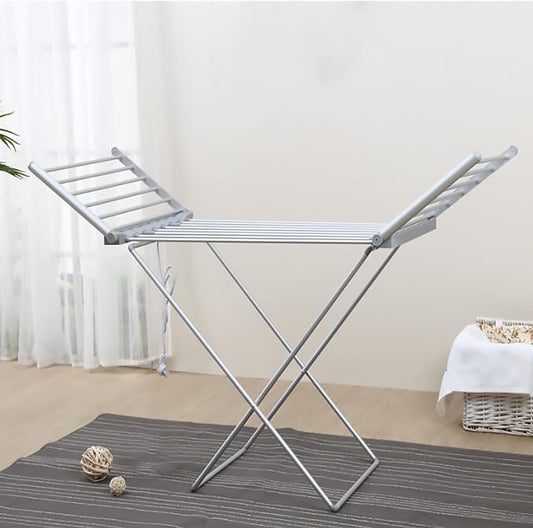 (1 Pack) eflyefly Electric Heated Drying Racks Clothes Airer Towel Warming Rack