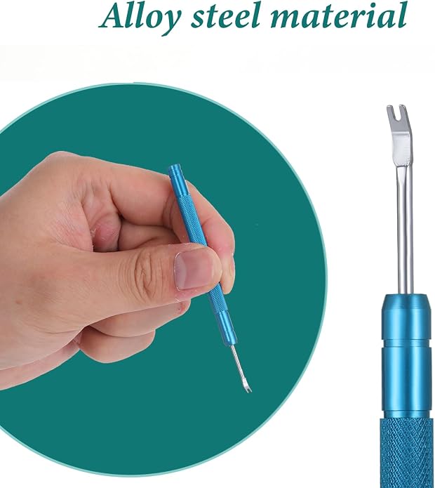 5 Pcs Watch Hands Repair Tool Kit, Stainless Steel Watch Hand Setting Tool, Pusher Set, Pointer Adjustment Tool