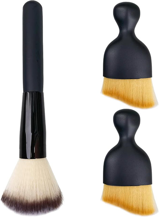 3 Pack Microfiber Duster, Small Dust Brushes, Feather Duster, Soft Fibers, Efficient Dust Removal, Cleaning Tool Perfect for Computers, Keyboards, Car Interior, Photo Frames, Digital Devices