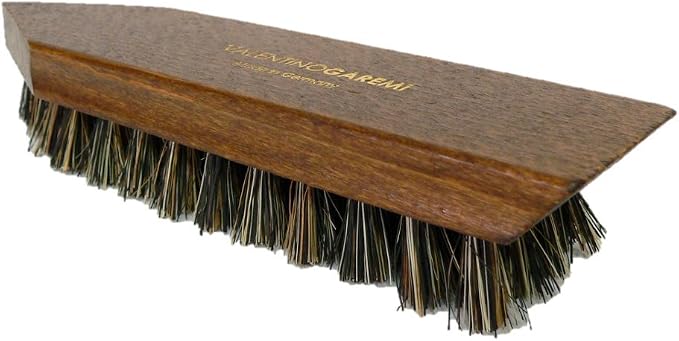 Cleaning Brush – Multi-Purpose Dry Cleaning Brush for Shoes, Carpet, Upholstery & Garments – Natural Bristles – Made in Germany