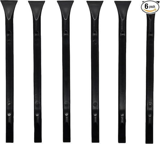 Tpyx Scraper Small Plastic Scraper Tool, Multi-Purpose Scraper Non-Scratch Cleaning Tool, Used in Narrow Spaces and Gaps, Perfect for Removing Oil Stains, Labels, Food, Dirt, Paint, Etc. (6pcs)