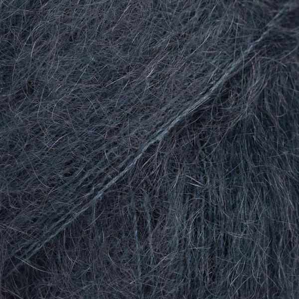 Mohair and Silk Yarn Drops Kid-Silk, 0 or Lace, 2 Ply, 0.9 oz 230 Yards per Ball (64 Midnight Shadow)