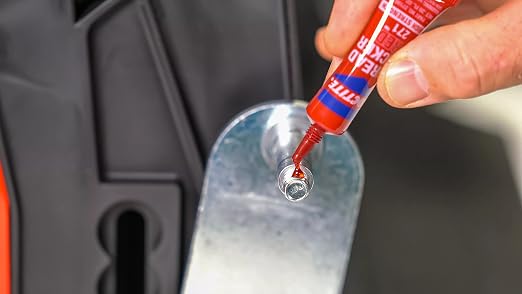 Loctite Threadlocker Red 271 - Permanent Thread Lock Glue for Nuts, Bolts, & Fasteners, High Strength Screw Glue to Prevent Loosening & Corrosion - 6 ml, 1 Pack