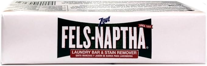 Fels Naptha Laundry Soap & Stain Remover Bar, Pack of 3