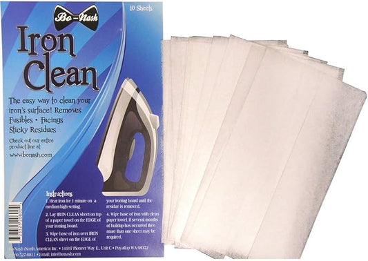 Bo-Nash Iron Clean Cleaning Cloths, 10-Pack