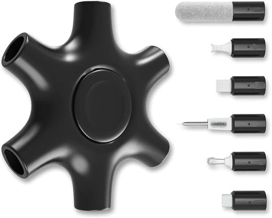 iPhone Cleaning Kit for Charging Port Cleaner,Lightning Charger Connector | Speaker Cable,AirPod Pro Cell Phone，Cleaning Putty，Repair Restore Tool,Thin Cleaning Brushes,Microfiber Cloths,Port Pick