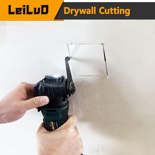 6 Pcs Oscillating Tool Blade Drywall & Multi-Material Cutting Universal Multitool Accessories Fit for DeWalt Makita & More