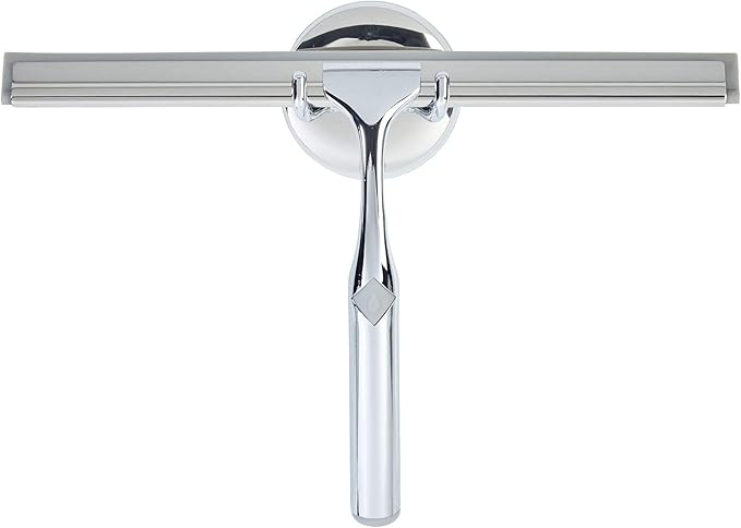 Better Living Deluxe Shower Squeegee, 10" Blade, Chrome