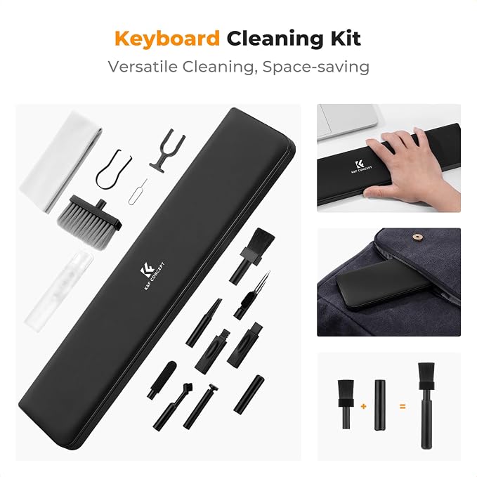 K&F CONCEPT 22 in 1 Electronics Cleaning Kit for Phone, Keyboard, Laptop | Multi-Cleaning Tools, Remove Dirt In Crevices and Holes, Clean Oil and Fingerprints, All-in-One Design, Wide Application