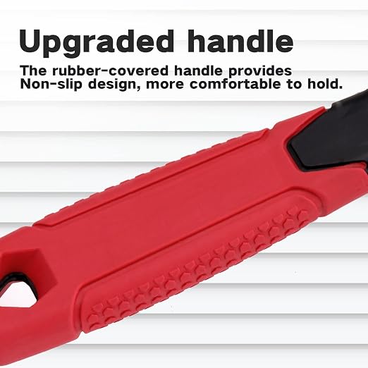 Vinyl Siding Removal Tool with Extra Long Handle- Steel Blade Vinyl Non-Slip Grip Handle for Installation and Removal Tool Avoid Damaging Vinyl Siding Tool (2)