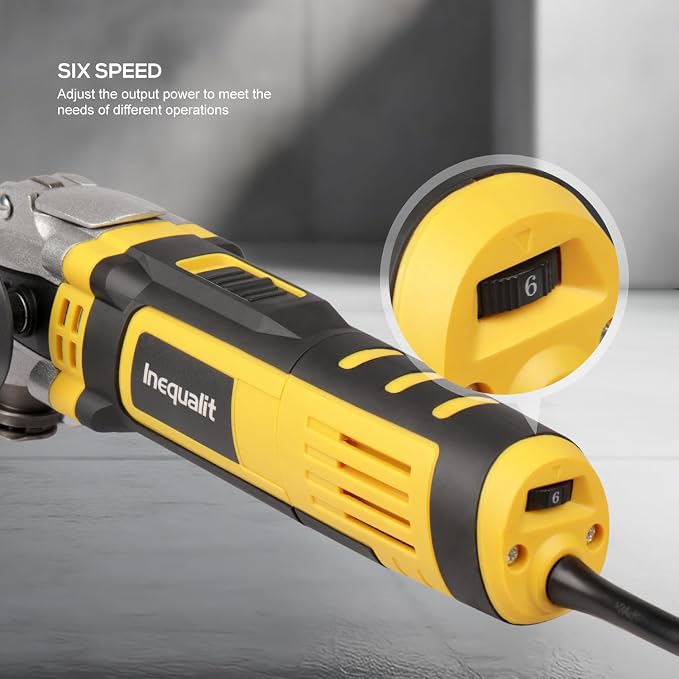 Corded Oscillating Multi Tool Kit 3.5A with 30Pcs Accessories | 22000OPM Oscillating Power Tools for Home Improvement, Woodworking, 6-Speed, Quick Clamp System, 4° Oscillating Angle