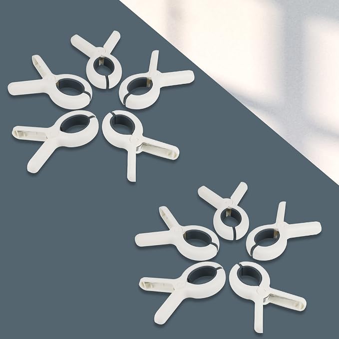 Beach Towel Clips Plastic Clothespins-Heavy Duty Clothes Pins for Beach Chair Pool Chair on Cruise Heavy Laundry Clothespins Windproof Clamps Beach Blankets Clothes Pegs Pack of 6 | Laundry Clamps Blankets Clothes Pegs 6 pcs Beach Chair Cruise