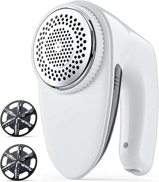 Bymore Fabric Shaver, Lint Remover for Clothes, Sweaters & Furniture, White