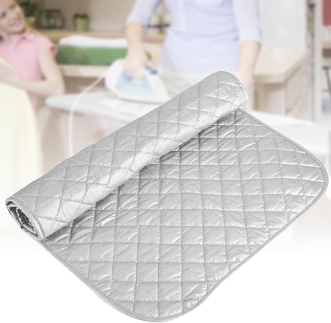 Portable Ironing Mat Blanket for Table Top, Iron Board Alternative Cover Foldable Ironing Board Replacement Quilted Washer Dryer Heat Resistant Pad (Magnet,Color:85x45cm)