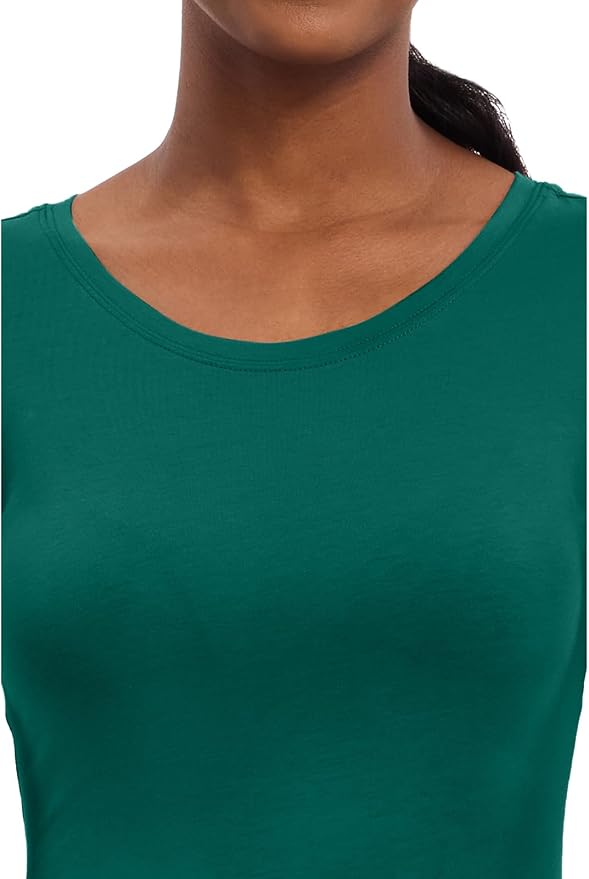 Healing Hands Underscrub Long Sleeve Women Knits Scrub Tops | Soft Cotton Blend Knit, Breathable Stretch Comfort, Machine Wash, Easy Care Fabric, Ideal For Layering Under Scrubs