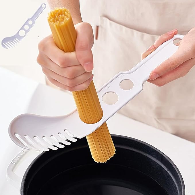 Spaghetti Measurer Tool Spoon Pasta Ladle Tool for Cooking, Multifunctional Kitchen Spaghetti Utensil for Restaurants Homes Hotels