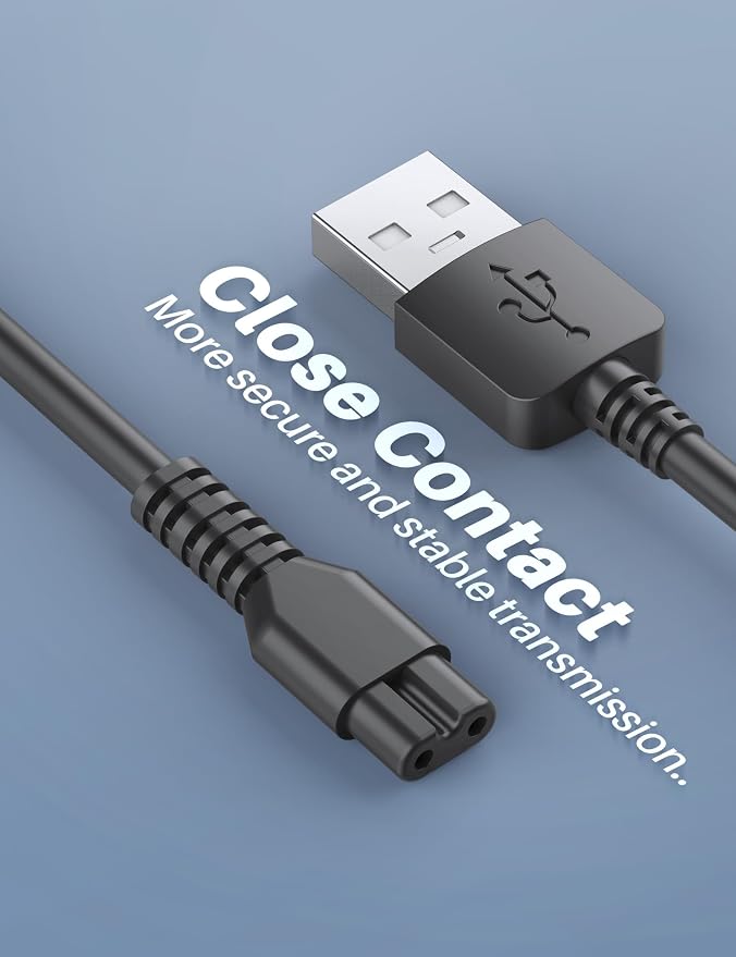 POPCHOSE Replacement USB Charging Cable Fabric Shaver SN2268 | Fit for Bymore Lint Remover SN2268 Fuzzs Pills Pilling Trimmer 5V Power Cord Charging Line