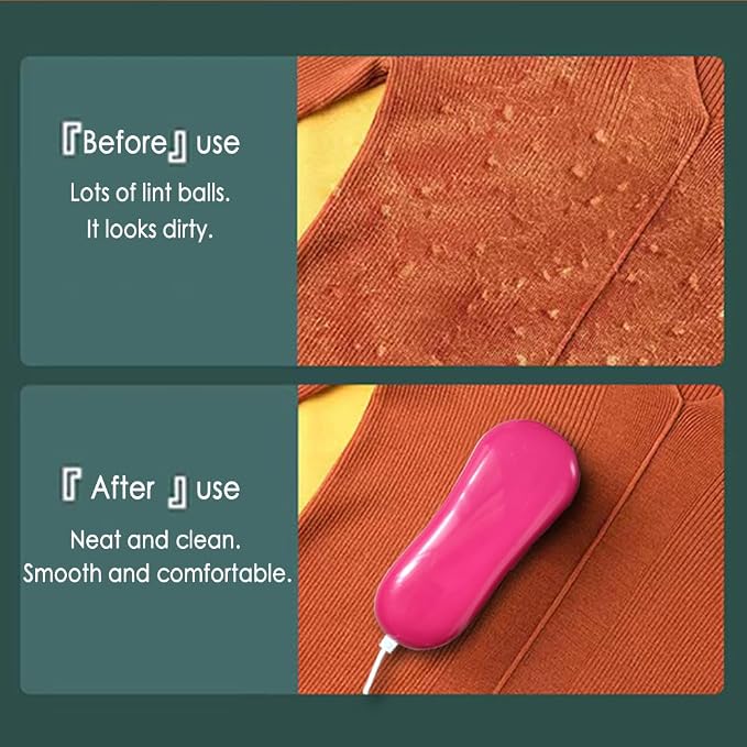 【High Power, High Efficiency】 Nayoge Electric Lint Remover,Fabric Shaver,Fuzz Remover,Remove Pilling of Clothes,Sweaters,Couch,Bed Sheets,Socks and Other Fabric,4 Stainless Steel Blades,USB Powered