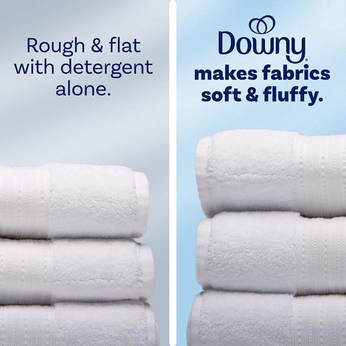 Downy Free & Gentle Liquid Fabric Softener,140 fl oz,190 Loads,Hypoallergenic,Sensitive Skin Friendly Fabric Conditioner Liquid,(Pack of 2)