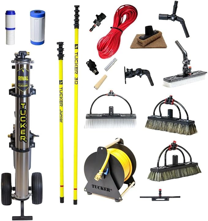 The ULTIMATE Residential Kit with Rival-V2: 4 Stage RO/DI System for Window, Glass, Solar Panel Cleaning