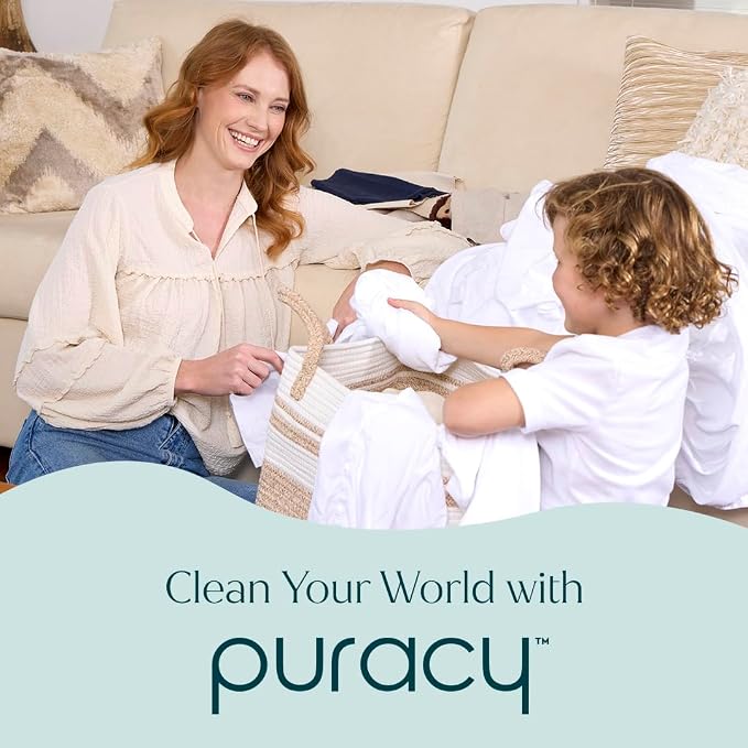 Puracy Stain Remover, Travel and Laundry Stain Cleaner for Clothes, Baby Essentials, Kids Stains, Oil and Fabric Spot Cleaner, (Stain Remover Spray, 48 fl oz)