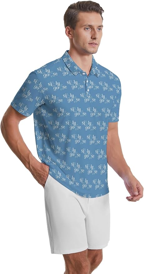 Polo Shirts for Men Moisture Wicking Mens Polo Shirts Patriotic Shirts for Men
