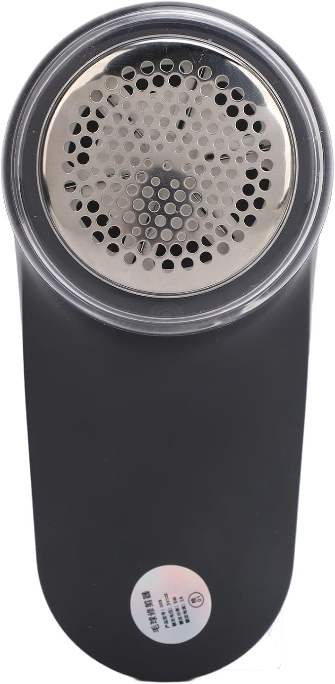 Fabric Shaver and Lint Remover, Electric Defuzzer with 6-Leaf Stainless Steel Blades, Removable Bin, Dual Protection, for Clothes, Sweater, Couch, Blanket, Curtain (Grey)