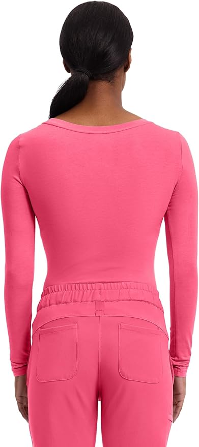 Healing Hands Underscrub Long Sleeve Women Knits Scrub Tops | Soft Cotton Blend Knit, Breathable Stretch Comfort, Machine Wash, Easy Care Fabric, Ideal For Layering Under Scrubs