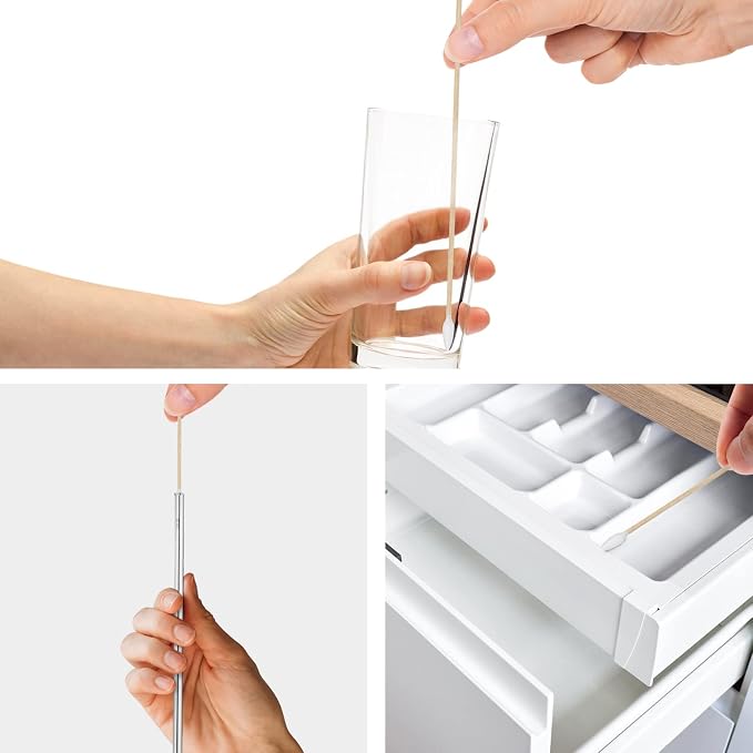 6 Inch Long Cotton Swabs, Pointed or Round Tips for Cleaning | Pointed, Round, and Mixed-Tip Cotton Swab Options with 6 Inch Wooden Handles for Firearm, Electronics, Craft, and Tasks